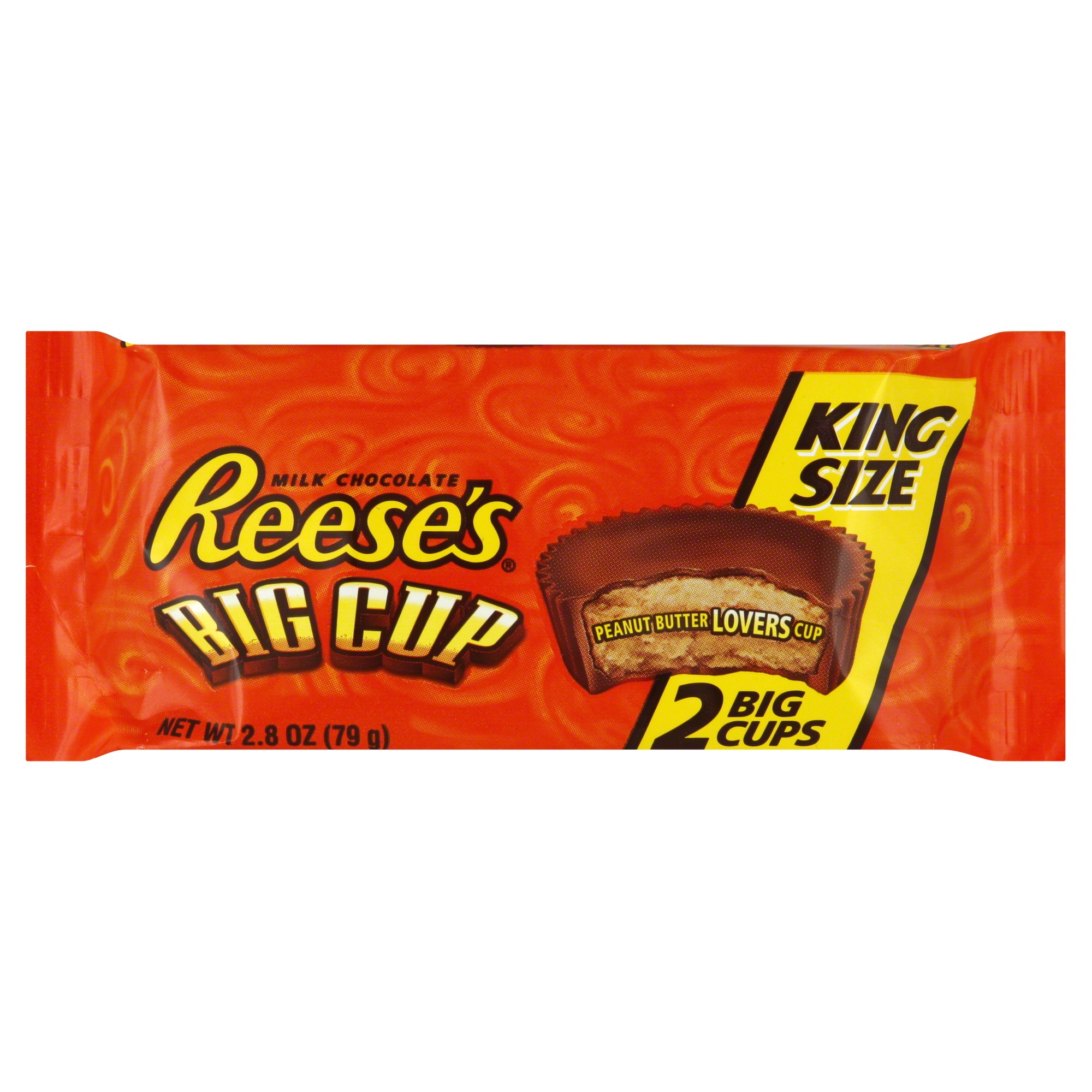 Order Reese's Candy, Milk Chocolate, King Size 2.8 oz (79 g) food online from Rite Aid store, MILLER PLACE on bringmethat.com