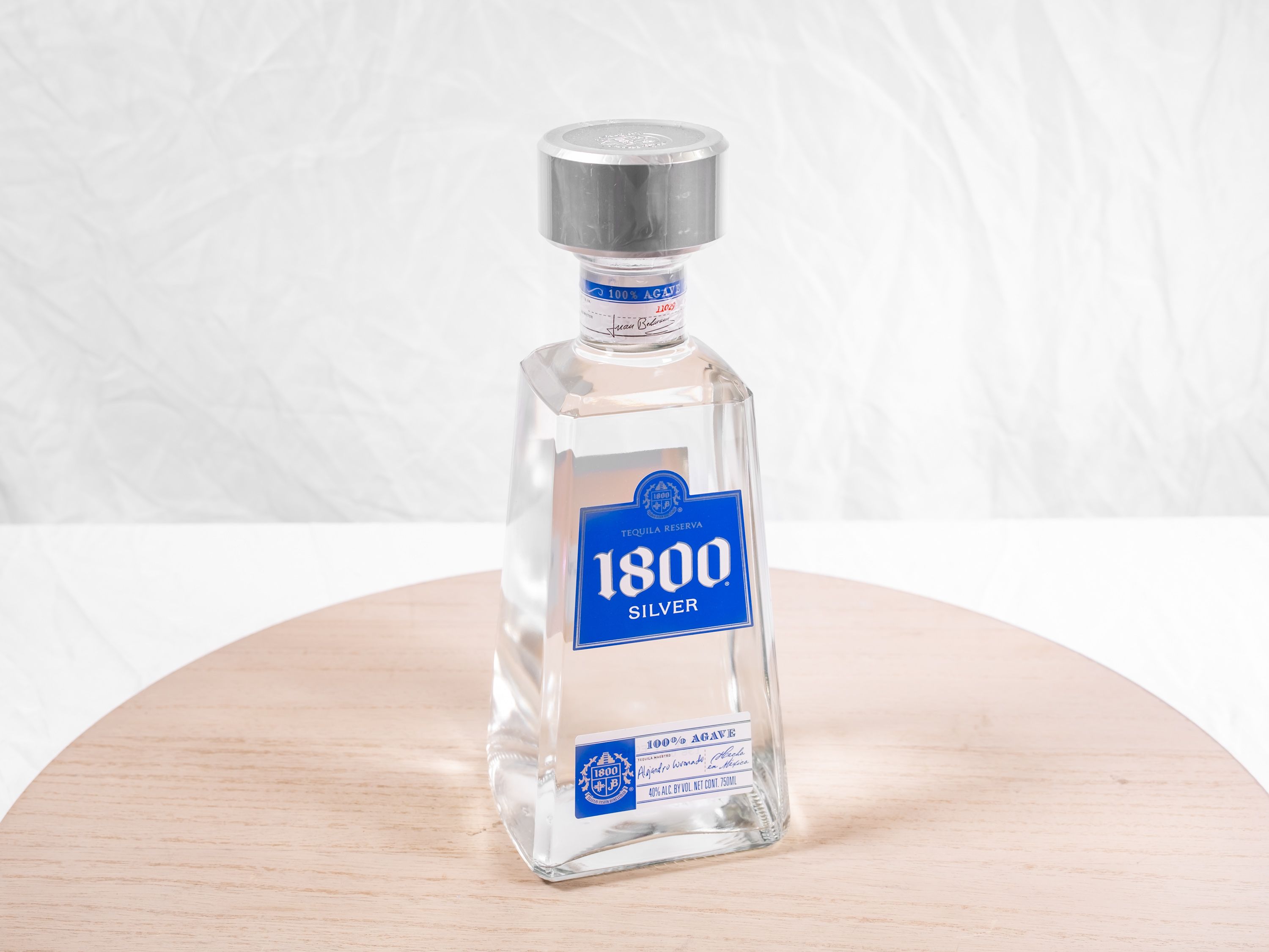 Order 750 ml. 1800 Silver Tequila food online from M & G Market store, Highland on bringmethat.com