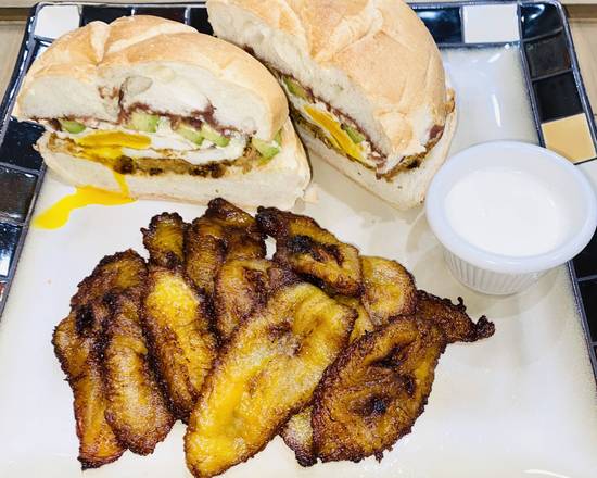 Order El Catracho COMBO with side of Sweet plantains food online from Santinis Deli & Grill store, Bridgeport on bringmethat.com
