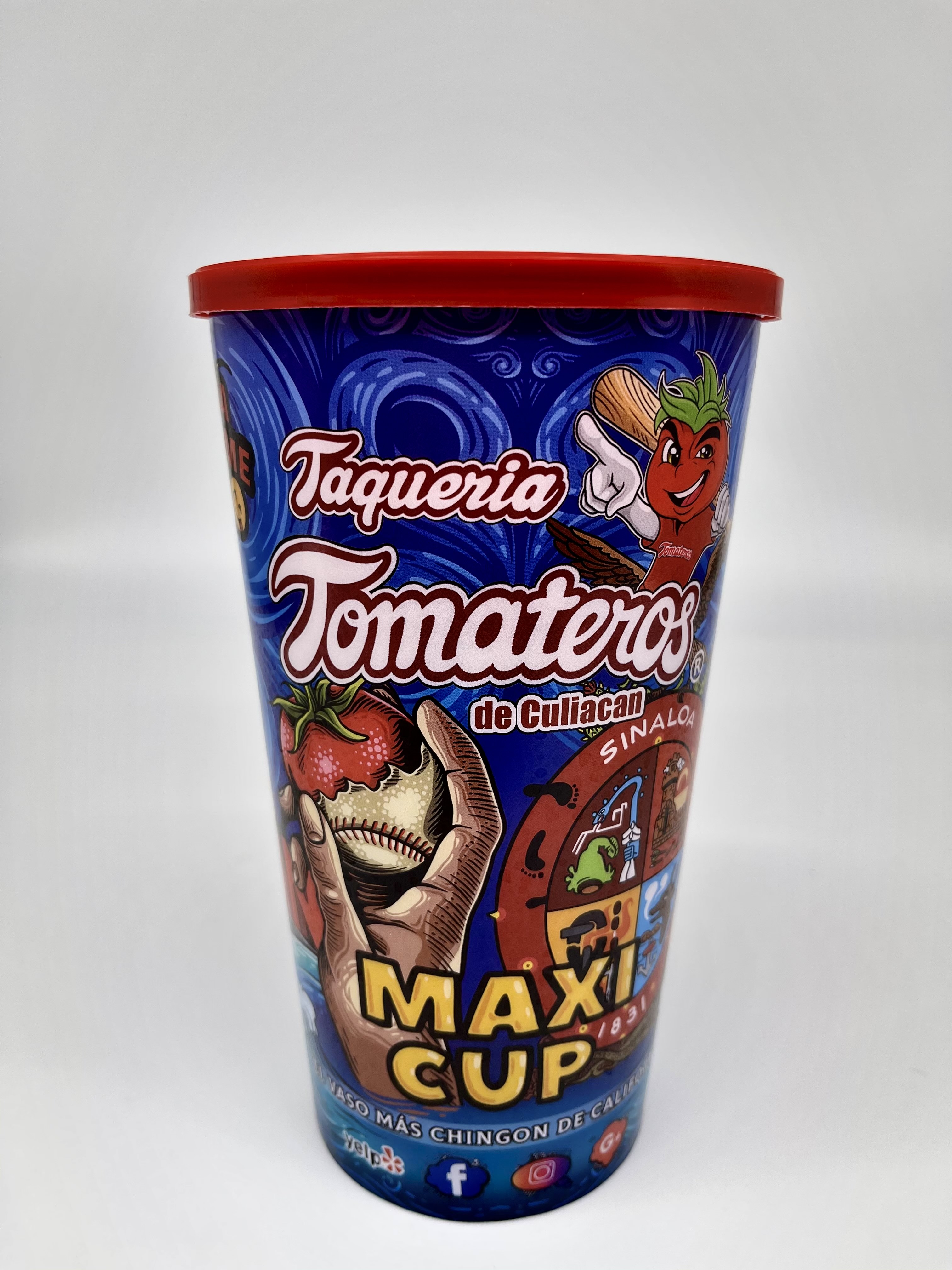 Order Collectible Cup w/Lid food online from Taqueria Tomateros store, Riverside on bringmethat.com