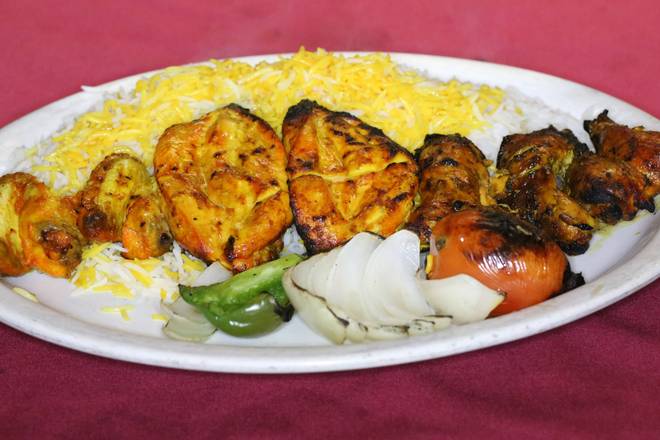 Order Joojeh Kabab food online from Shamshiri Restaurant store, Northridge on bringmethat.com