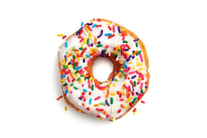 Order White Iced with Sprinkles food online from Shipley Do-Nut store, Dickinson on bringmethat.com