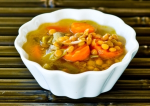 Order Vegetable and Lentil Soup (Cup) food online from Woody's Oasis store, East Lansing on bringmethat.com
