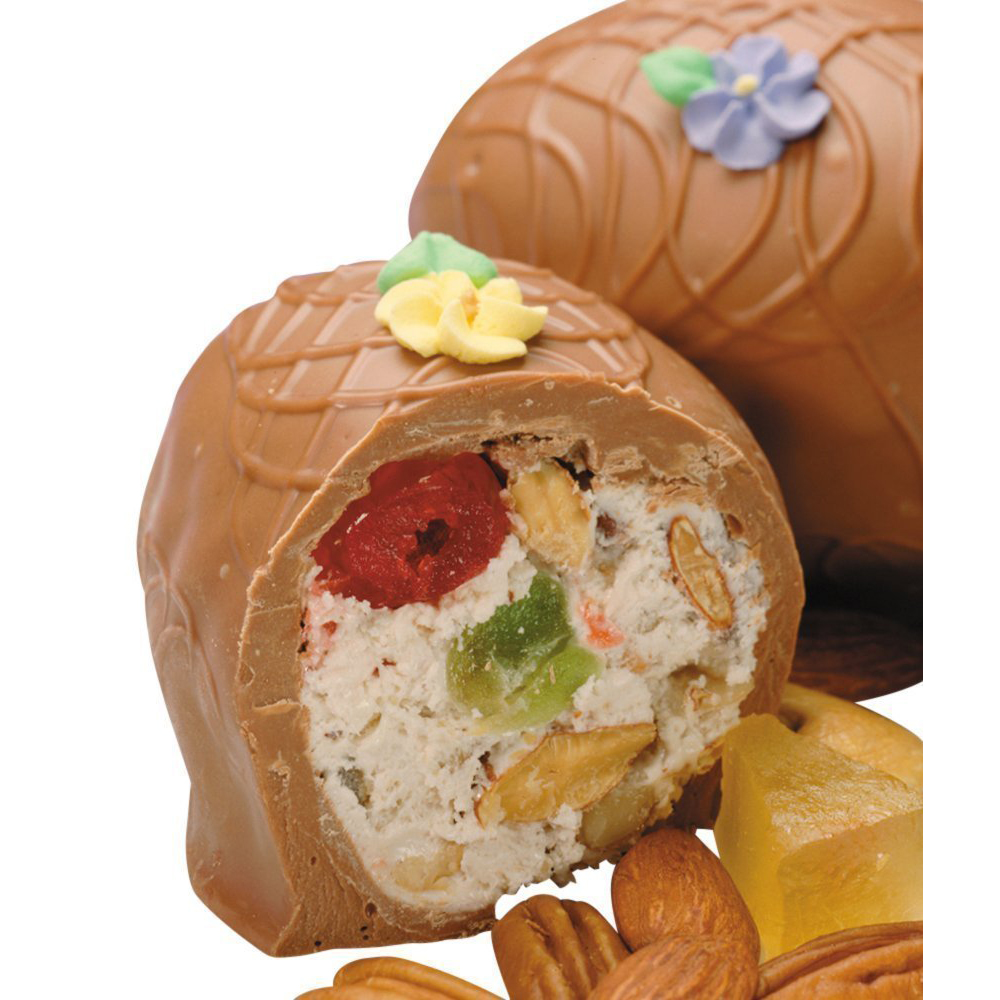 Order Fruit and Nut Egg, Milk Chocolate food online from Philadelphia Candies store, Hermitage on bringmethat.com