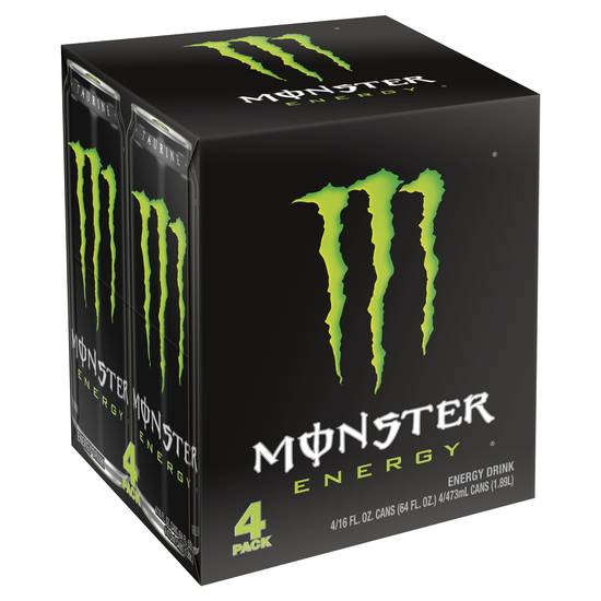 Order Monster Energy Green (16 oz x 4 ct) food online from Rite Aid store, Buffalo on bringmethat.com