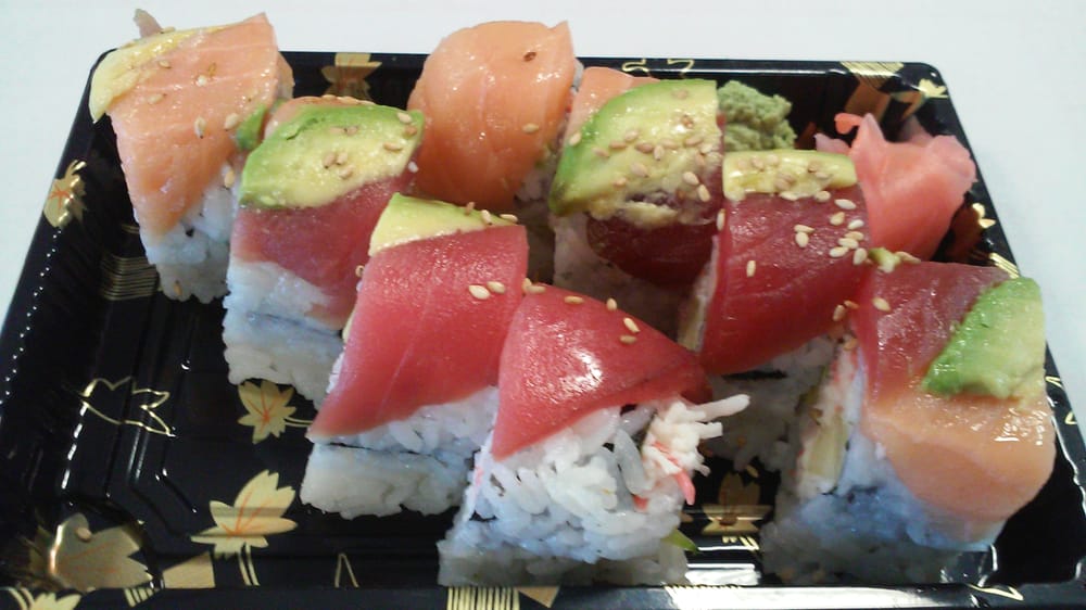 Order R23. Rainbow Roll food online from Fu house store, Glendale on bringmethat.com