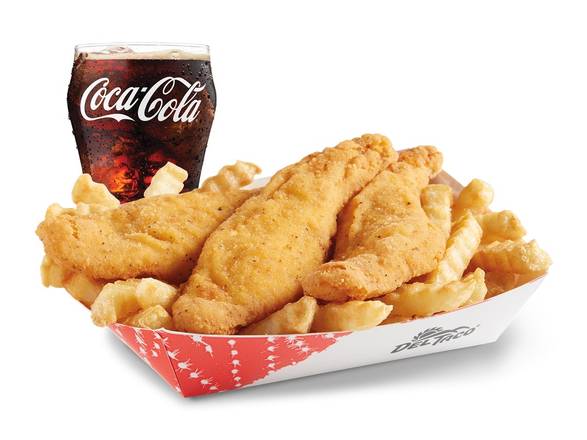Order 3 Pc. Crispy Chicken & Fries Box Meal food online from Del Taco store, Anaheim on bringmethat.com