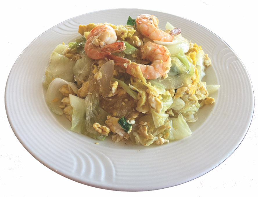 Order Pad Woon Sen food online from Double Delicious Thai Cuisine store, Fountain Valley on bringmethat.com