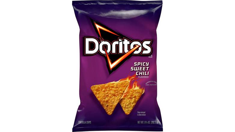Order Doritos Tortilla Chips Spicy Sweet Chili Bag food online from Energy Mart 4 store, Brevard on bringmethat.com