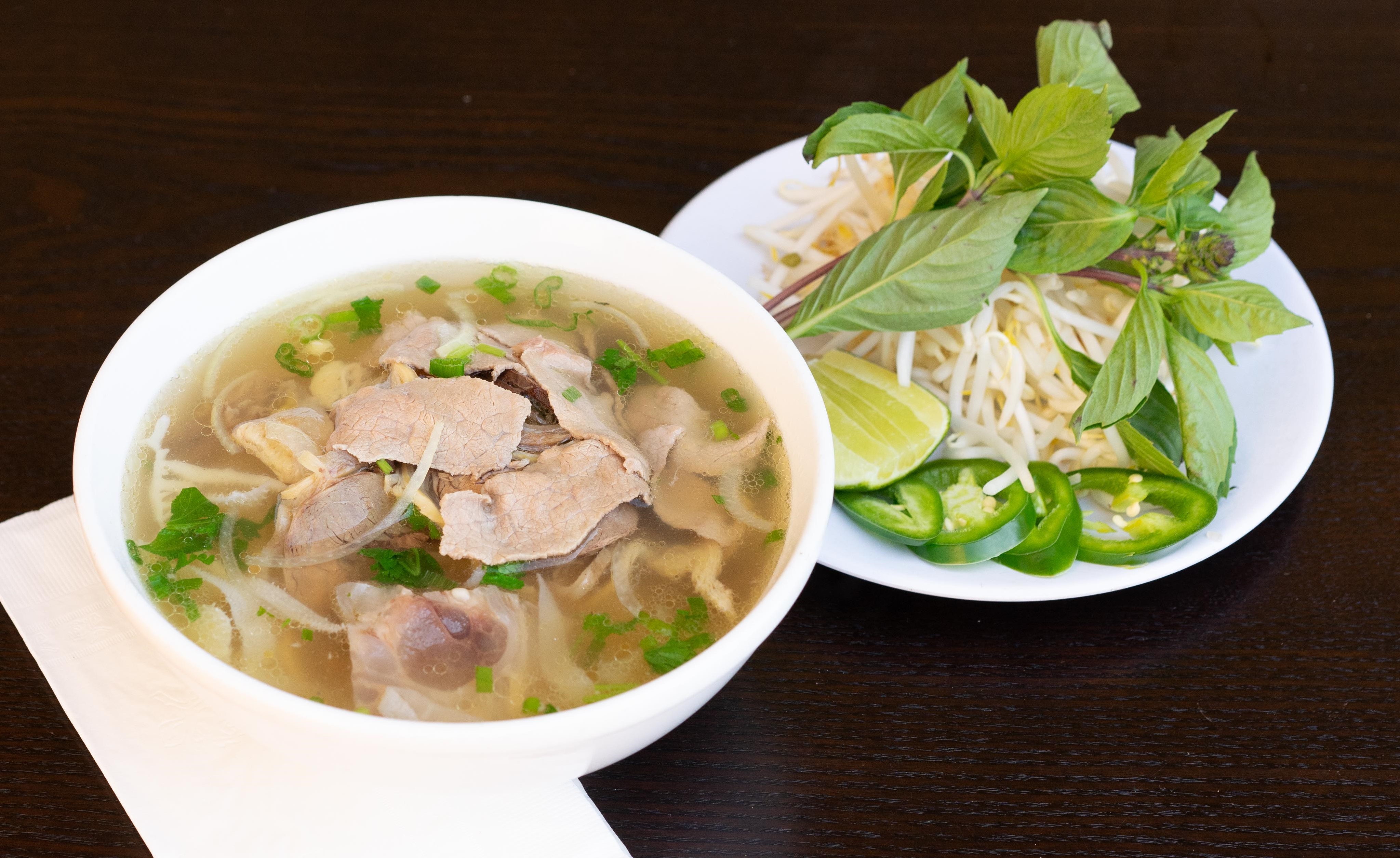 Order Beef Pho food online from Pho Wagon store, San Jose on bringmethat.com