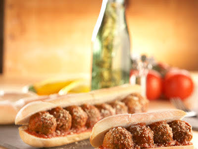 Order Italian Meatball Parmesan Sub food online from Pizza Bolis store, Manassas on bringmethat.com