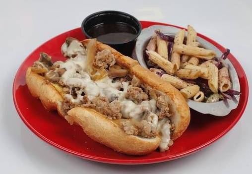 Order Loaded French Dip Sandwich food online from Friends American Grill store, Jefferson on bringmethat.com