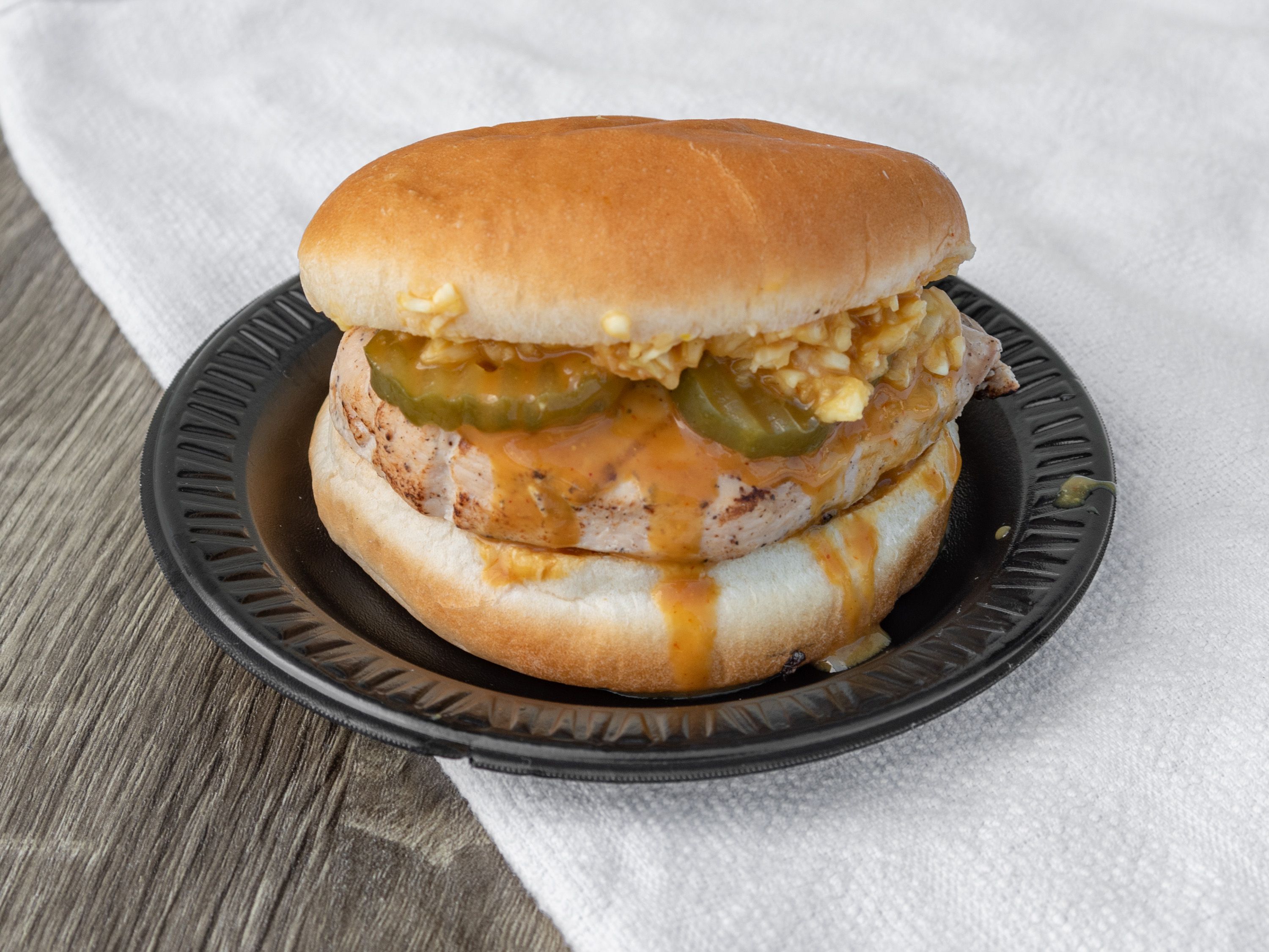Order Chicken Sandwich food online from Smokey Pig BBQ store, Columbus on bringmethat.com