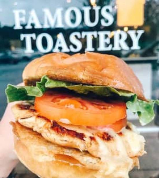 Order Grilled Chicken Sandwich food online from Famous Toastery store, Tega Cay on bringmethat.com