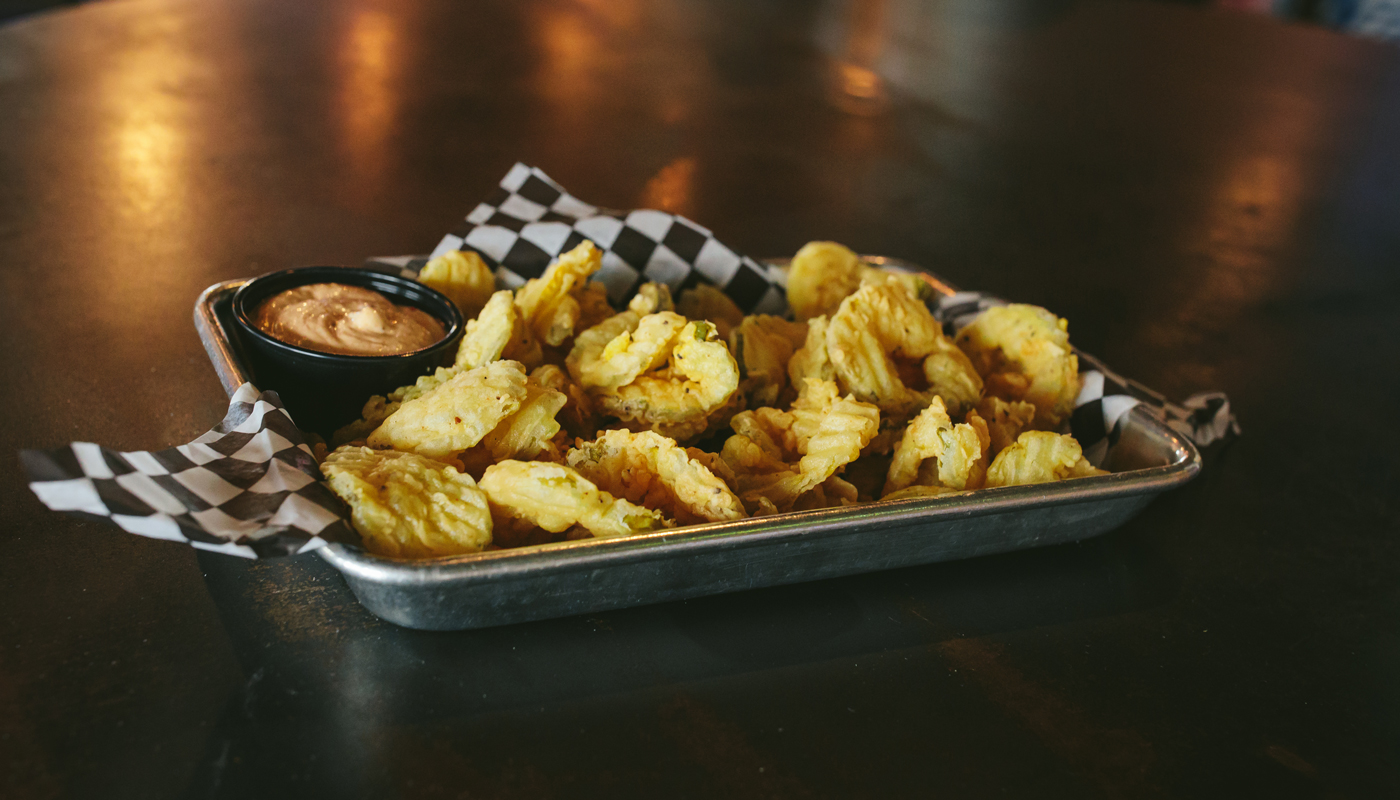 Order Fried Pickles food online from Sickies Garage Burgers store, Sioux Falls on bringmethat.com