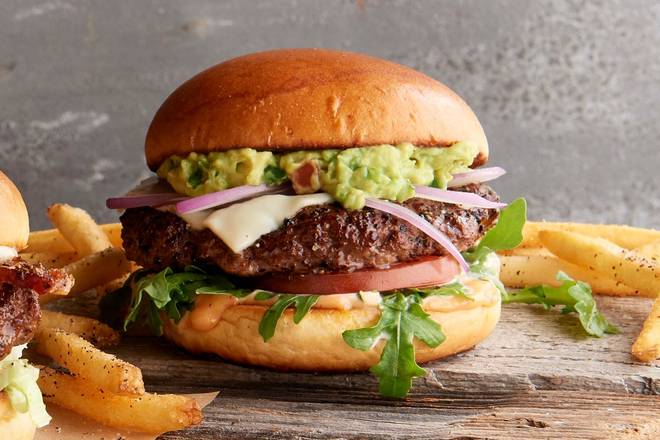 Order Avocado Smash Burger food online from Twin Peaks store, Fargo on bringmethat.com