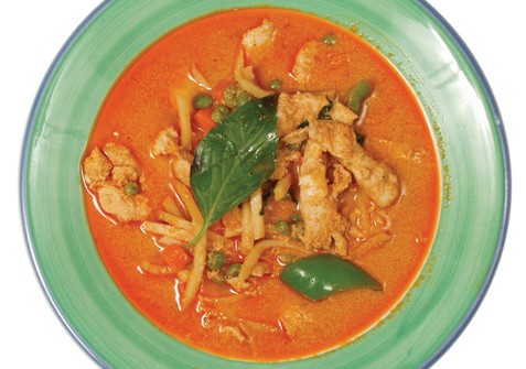 Order Kang Ped (Red Curry) with steam rice food online from Thai Food to Go store, Torrance on bringmethat.com