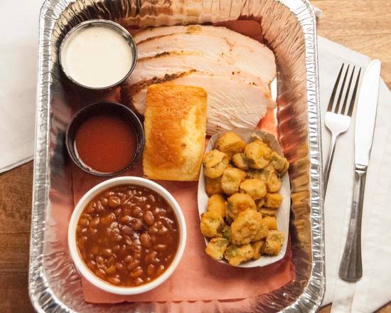 Order Smoked Turkey Plate food online from The Smoke Pit store, Monroe on bringmethat.com