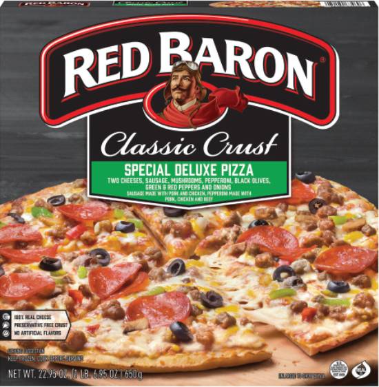 Order Red Baron Deluxe food online from Huck's Market store, Lake Saint Louis on bringmethat.com