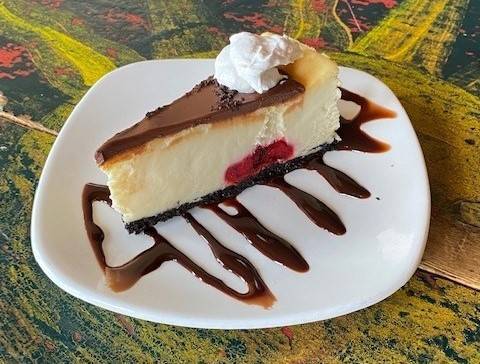 Order Black Forest Cheesecake food online from Olivella’s Pizza and Wine store, Fort Worth on bringmethat.com