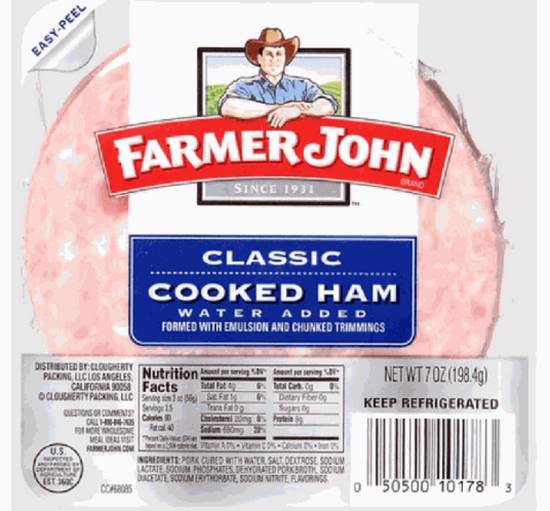 Order Farmer John Classic Cooked Ham food online from IV Deli Mart store, Goleta on bringmethat.com