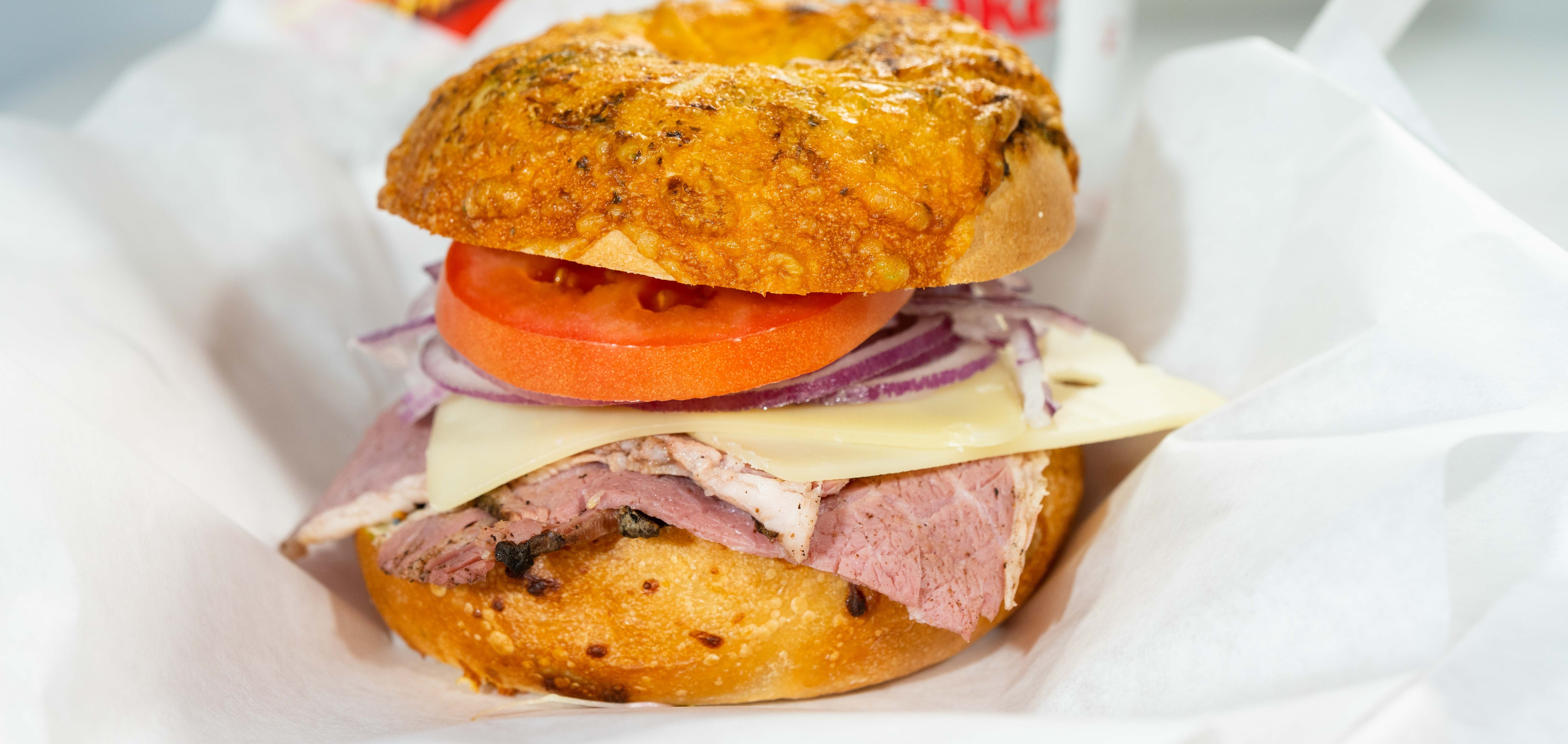 Order Pastrami Combo food online from The Bagel Bakery store, Carmel-by-the-Sea on bringmethat.com