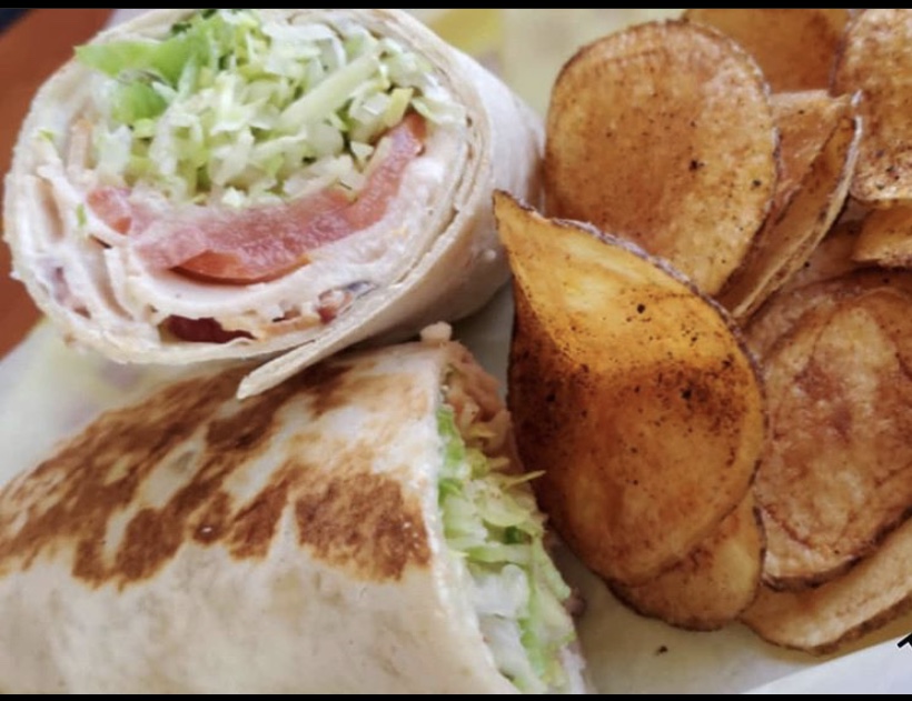 Order Turkey Club Wrap food online from Quick & Delicious store, Wrightstown on bringmethat.com