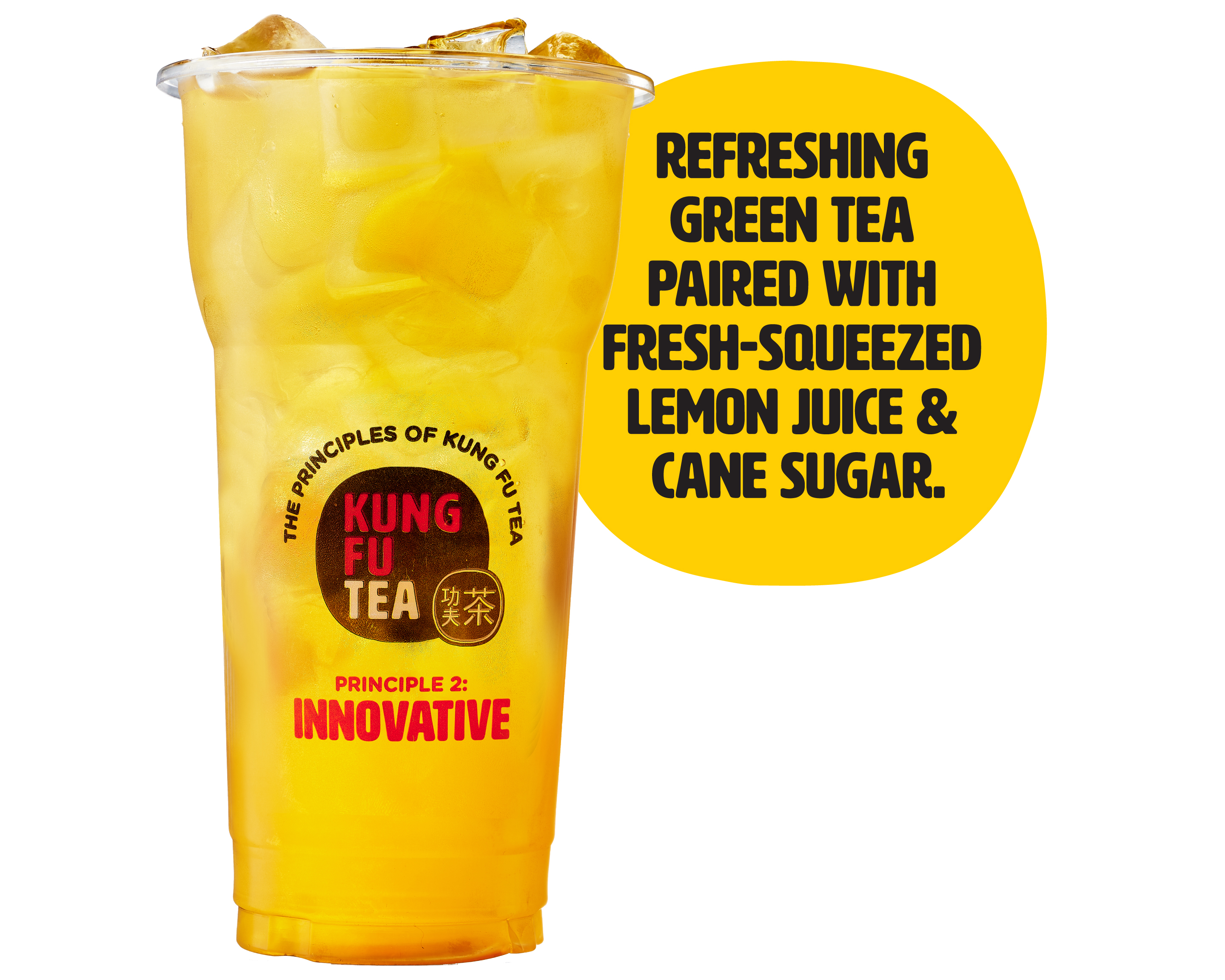 Order Lemon Green Tea food online from Kung Fu Tea store, Pearland on bringmethat.com