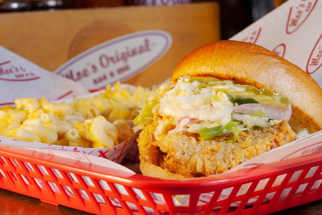 Order Southern Fried Catfish Sandwich food online from Moe Original Bbq Englewood store, Englewood on bringmethat.com