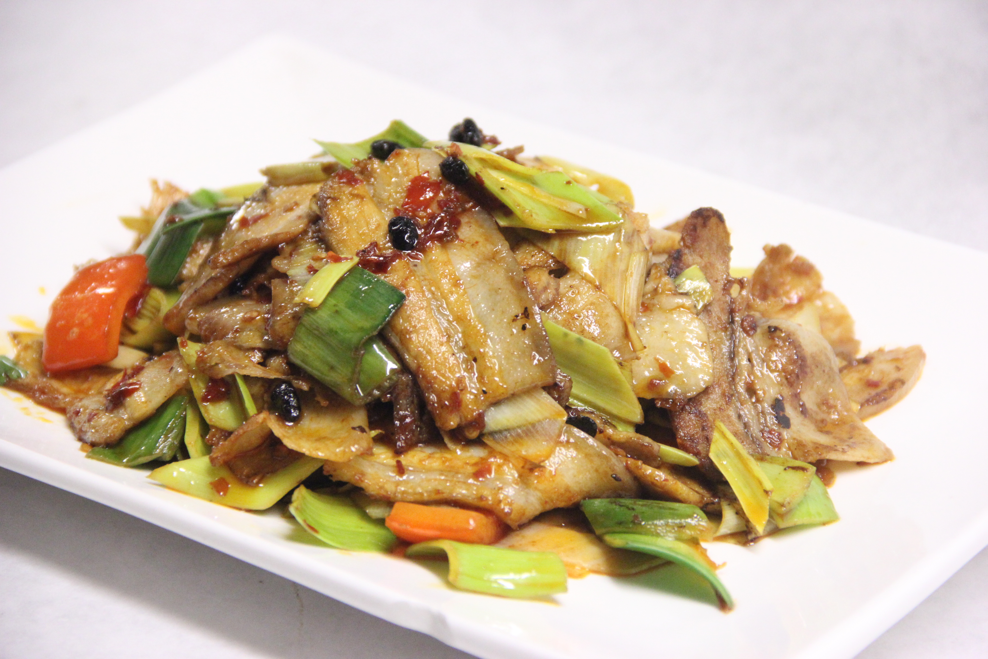 Order Twice Cooked Pork 蒜苗回锅肉 food online from Chengdu Impression store, Chicago on bringmethat.com