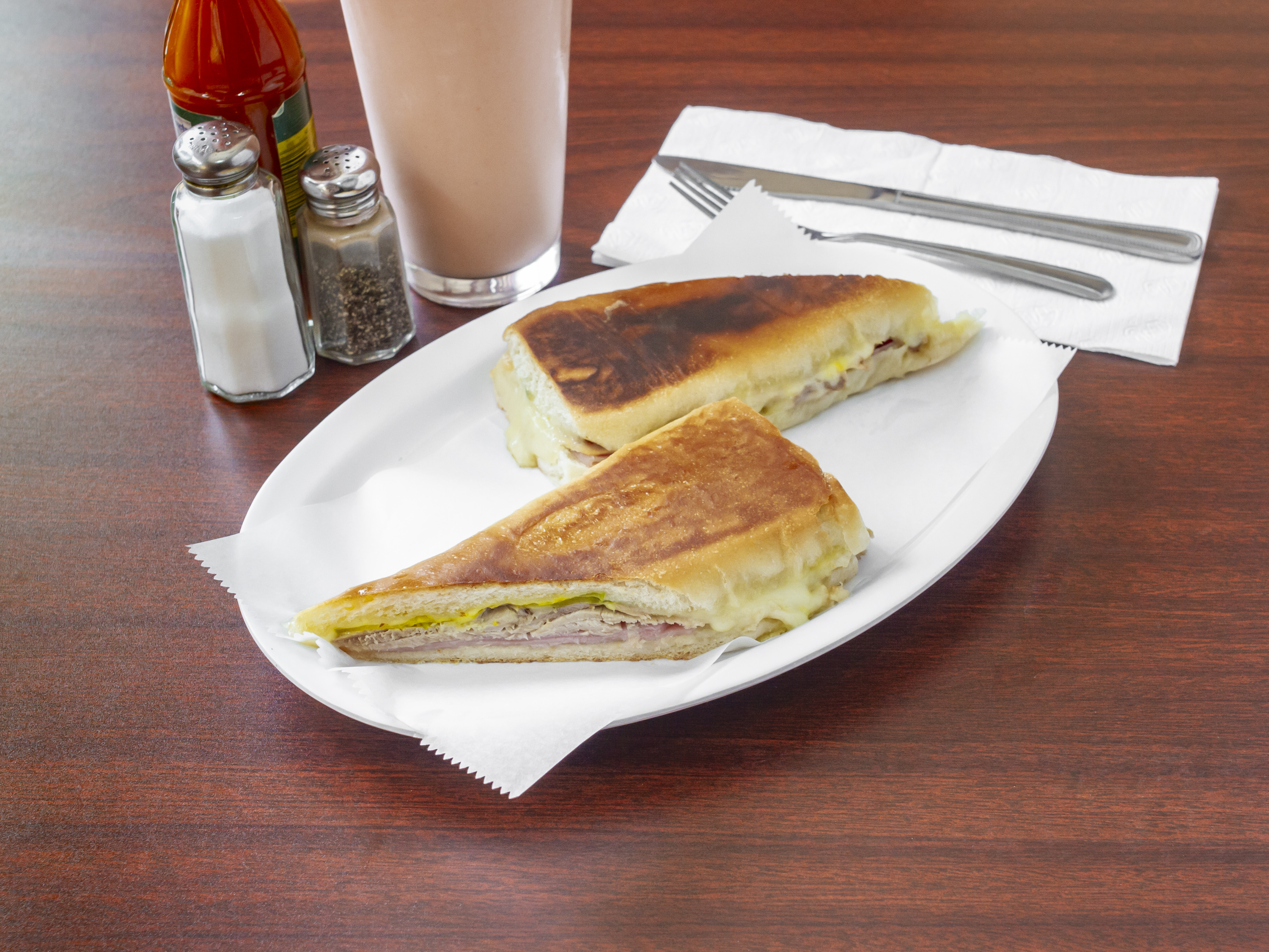 Order Cubano Regular Sandwich food online from La Churreria store, Union City on bringmethat.com