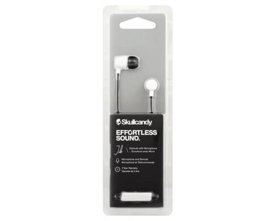 Order Skullcandy Wired Ear Buds With Mic - White food online from Rocket store, City Of Industry on bringmethat.com