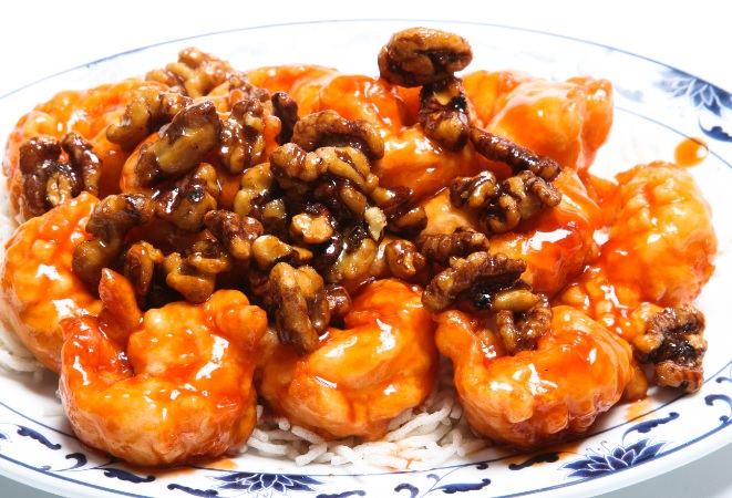Order Shrimp with Crispy Walnuts food online from Wok N Roll store, McLean on bringmethat.com