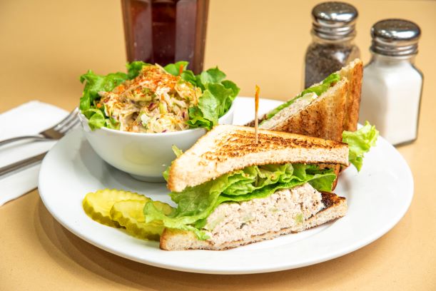 Order Tuna Salad Sandwich food online from Newport Creamery #11 store, Seekonk on bringmethat.com