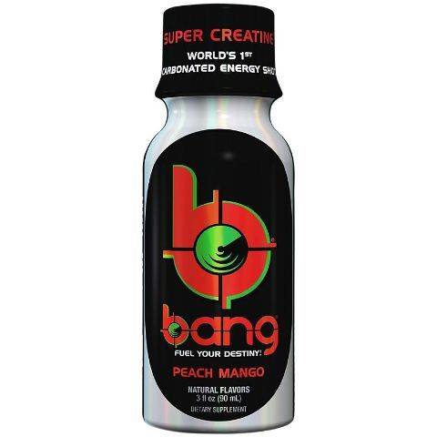Order Bang Energy Shot Peach Mango 3oz food online from Speedway store, New Castle on bringmethat.com