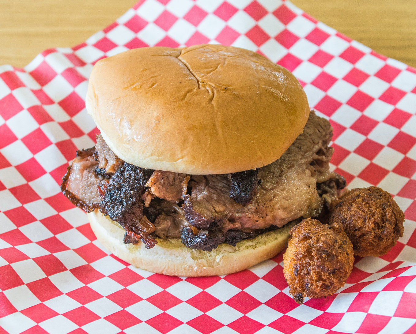 Order Small Brisket Sandwich food online from Maurice's Piggie Park store, Irmo on bringmethat.com