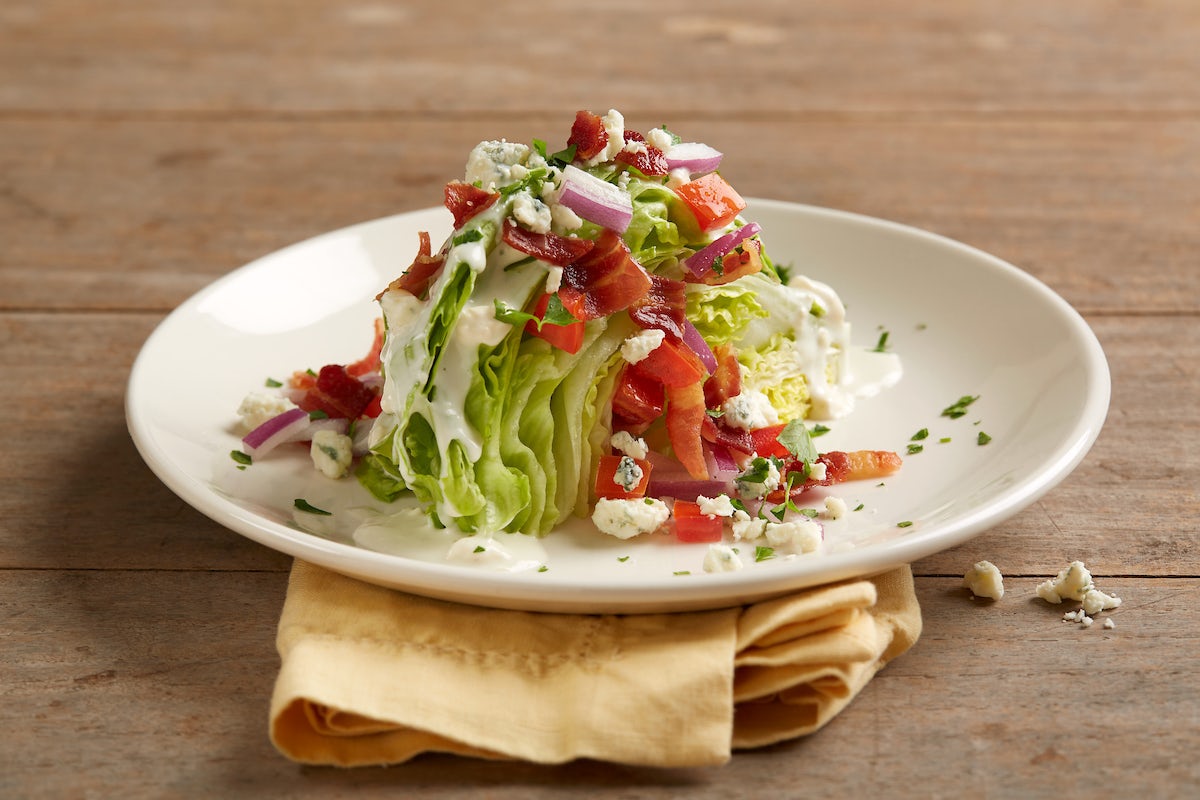 Order House Wedge Salad food online from BJ's Restaurants & Brewhouse store, Foster City on bringmethat.com