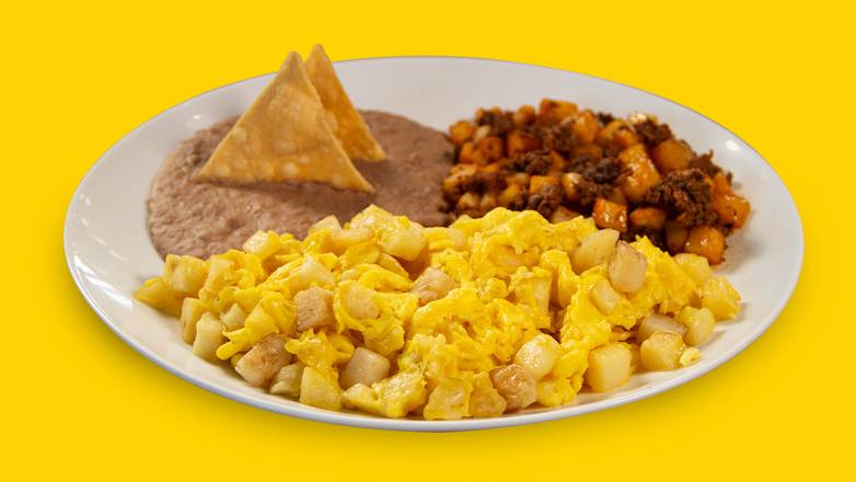 Order Potato & Egg Plate food online from Taco Palenque store, Helotes on bringmethat.com