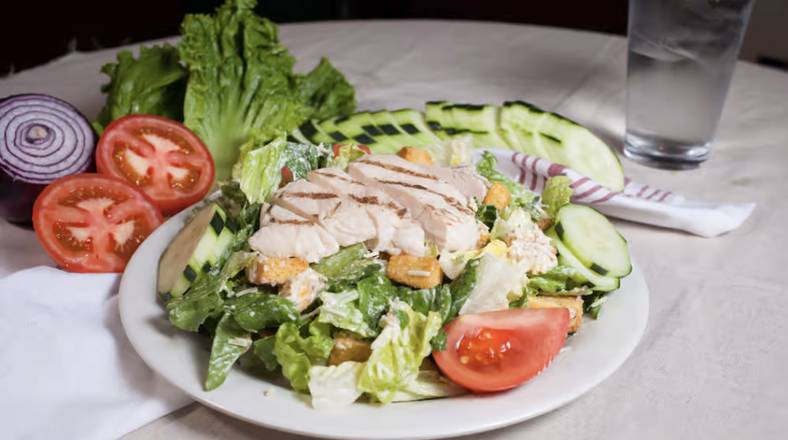 Order Chicken Caesar Salad food online from Bagel Street Cafe store, Alamo on bringmethat.com