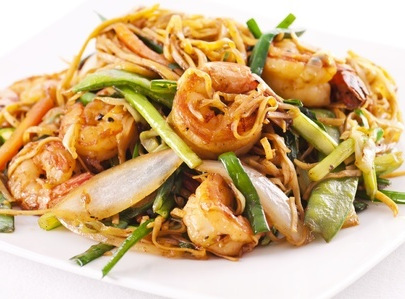 Order L15. Shrimp Lo Mein Lunch Special food online from Authentic Chinese store, San Antonio on bringmethat.com