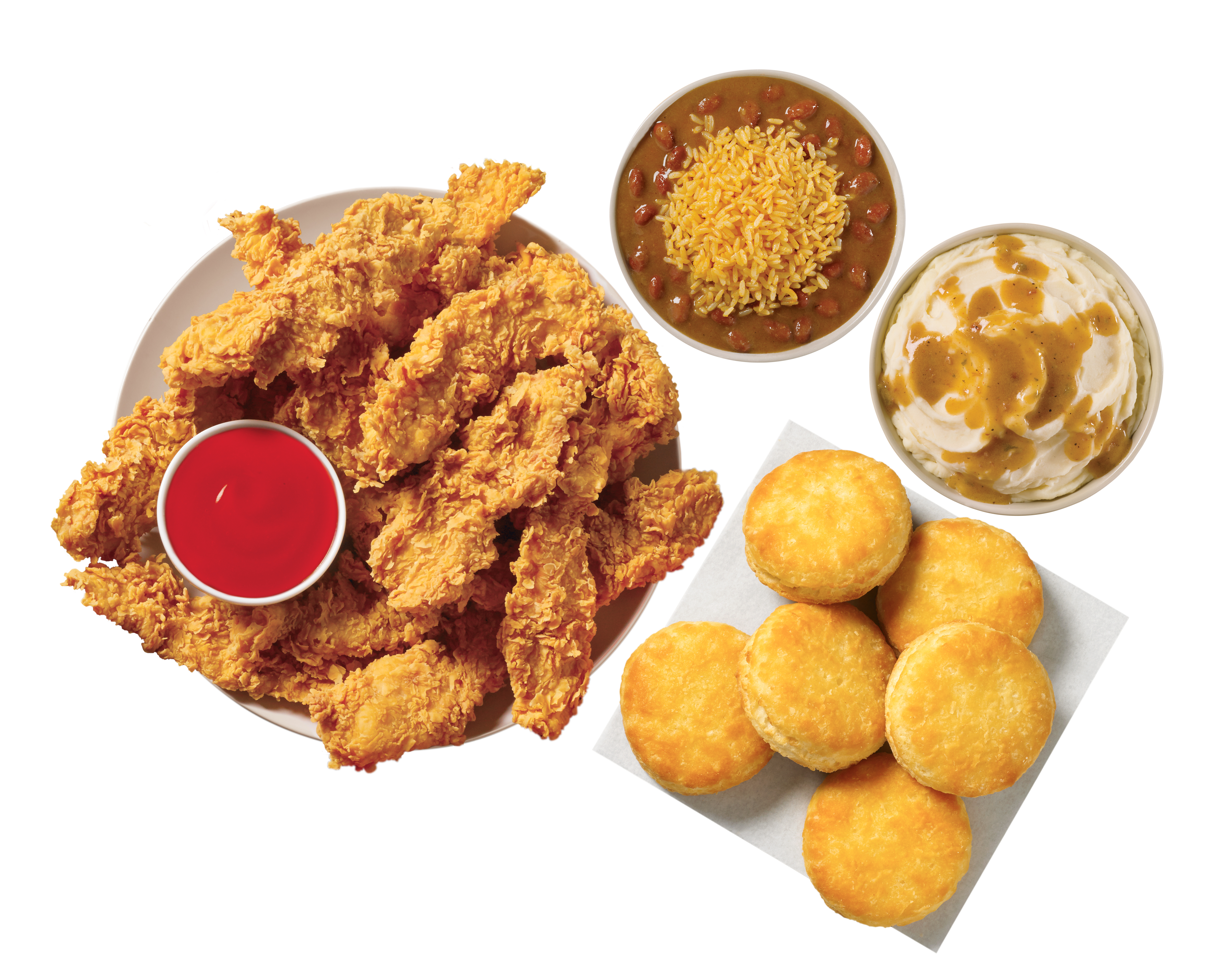 Order Handcrafted Tenders  Family(12 Pcs) food online from Popeyes store, Los Angeles on bringmethat.com