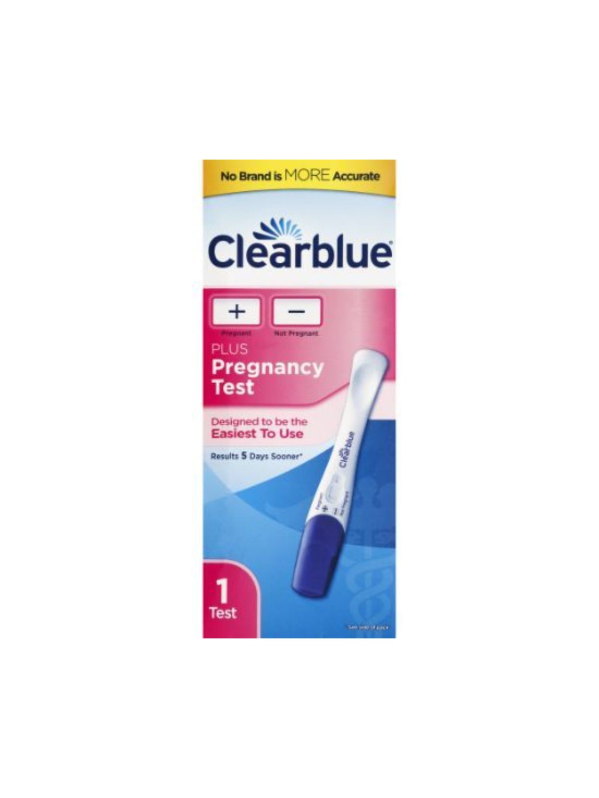 Order Clearblue Pregnancy Test (1 test) food online from Stock-Up Mart store, Los Angeles on bringmethat.com