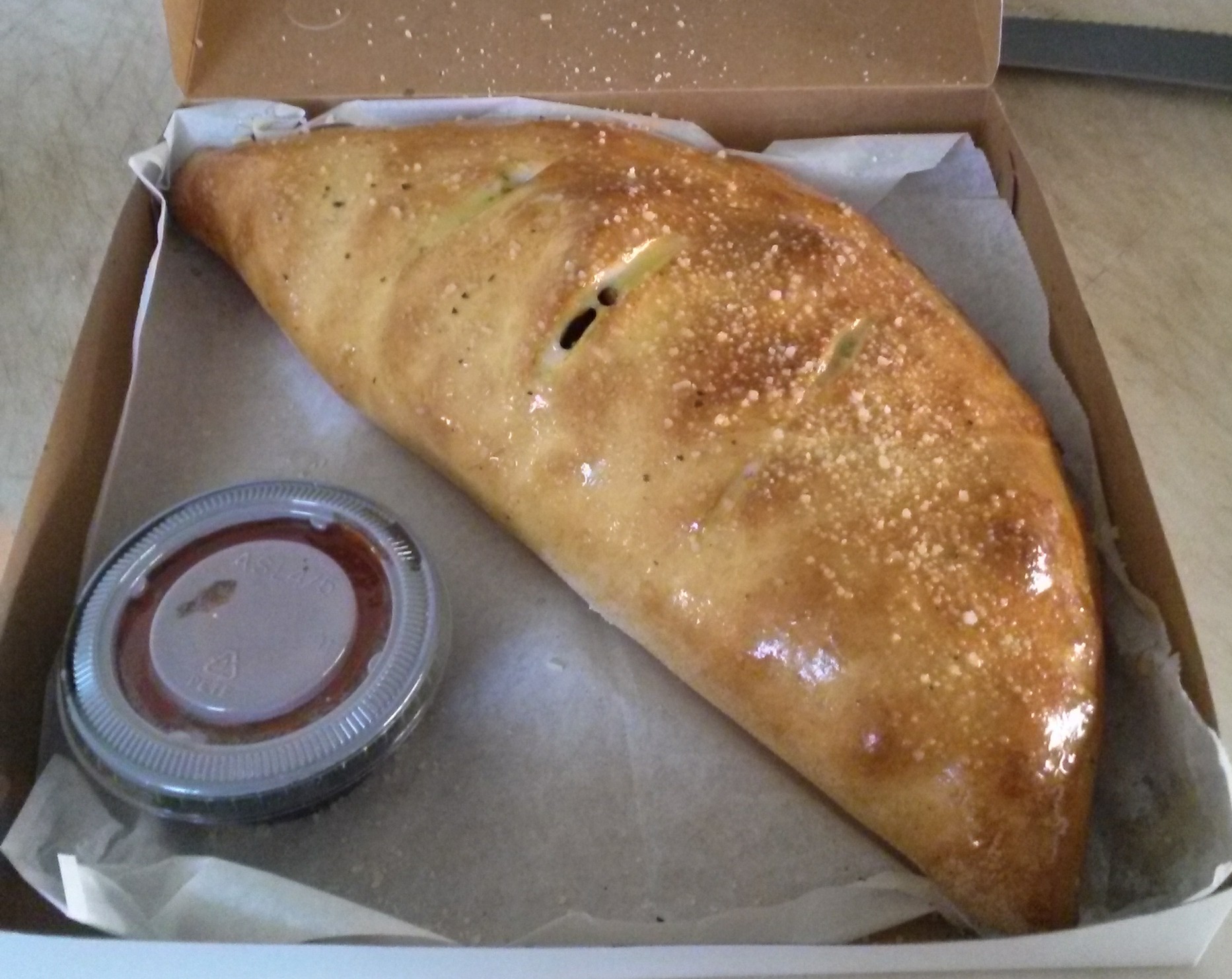 Order 5 Cheese Calzone food online from Pizza Bistro store, West Mifflin on bringmethat.com