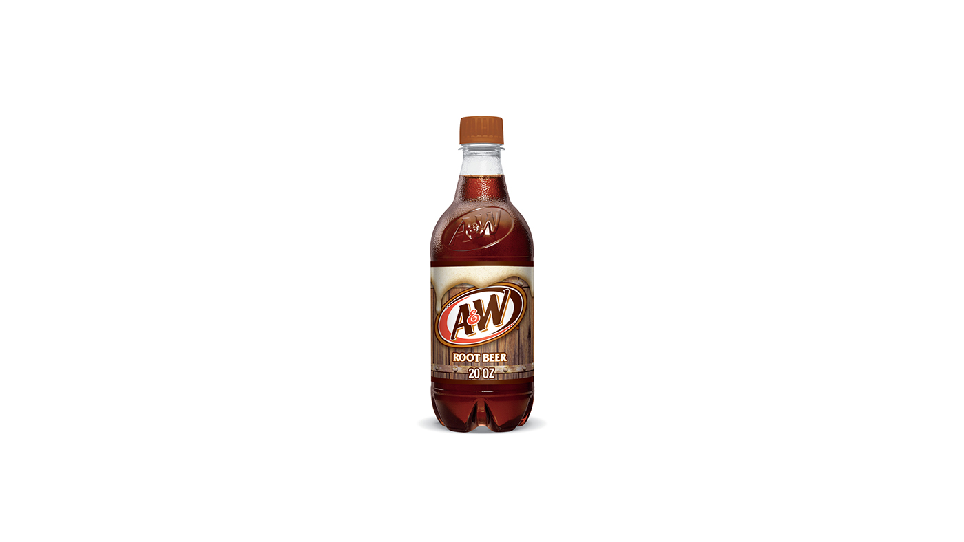 Order A&W Root Beer 20oz food online from Extramile store, La Quinta on bringmethat.com