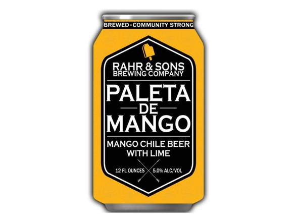 Order Rahr & Sons Paleta De Mango - 6x 12oz Cans food online from Goody Goody Liquor store, Addison on bringmethat.com