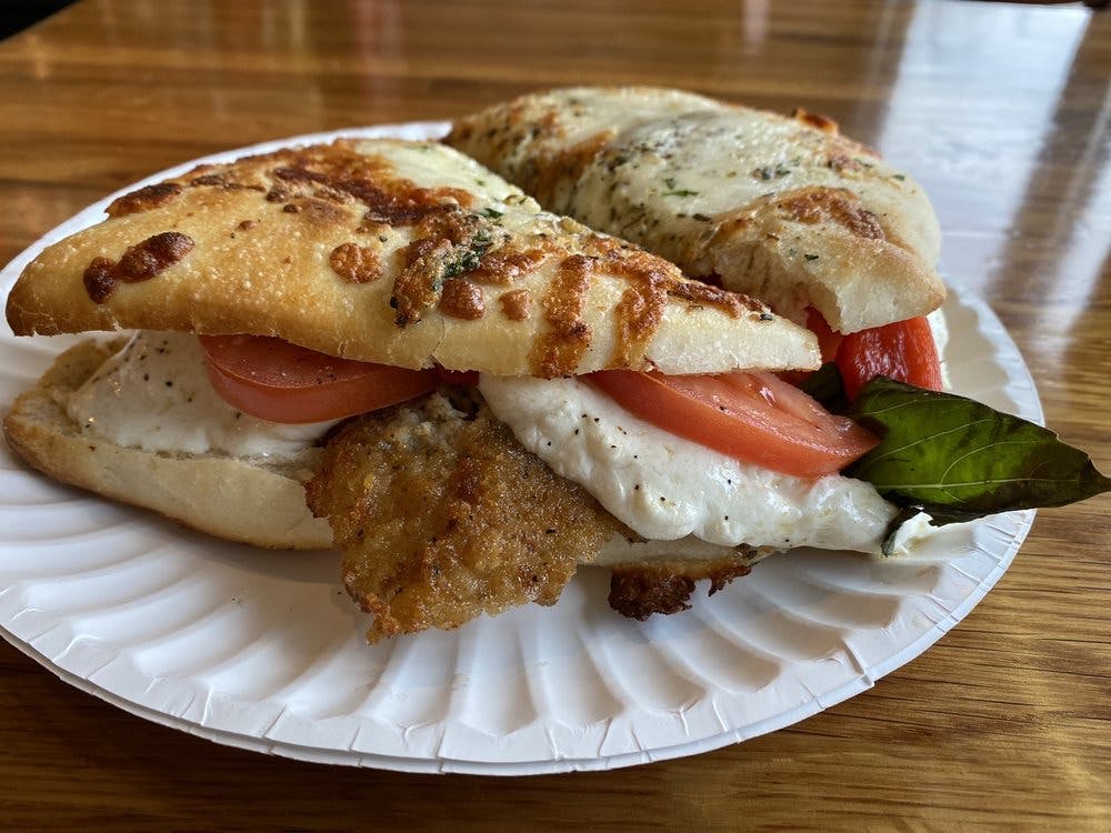 Order Chicken Cutlet Panini - Panini food online from La Focaccia store, Melville on bringmethat.com