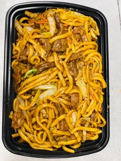 Order 35. Beef Lo Mein food online from New Chinese Boys store, Abingdon on bringmethat.com