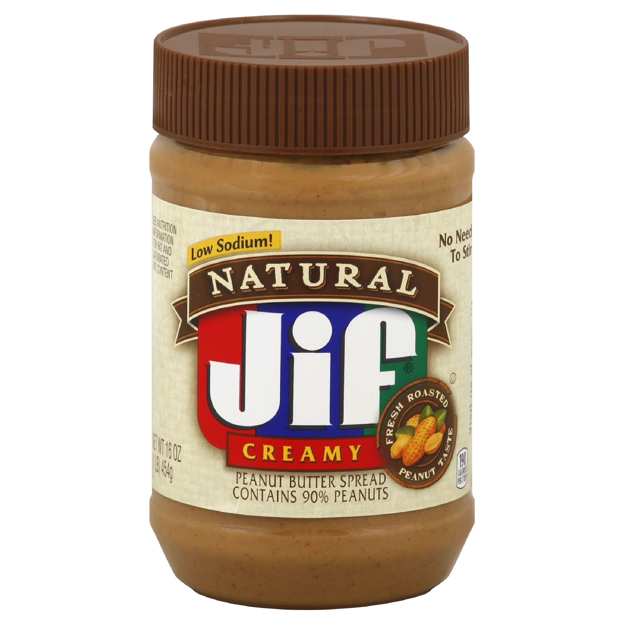 Order Jif Natural Peanut Butter Spread, Creamy - 16 oz food online from Rite Aid store, REEDLEY on bringmethat.com