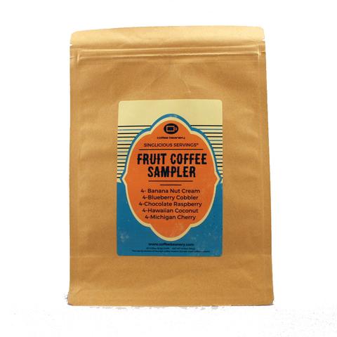Order The Fruit Coffee Sampler Decaf Singlicious Pack food online from The Coffee Beanery store, Wyomissing on bringmethat.com