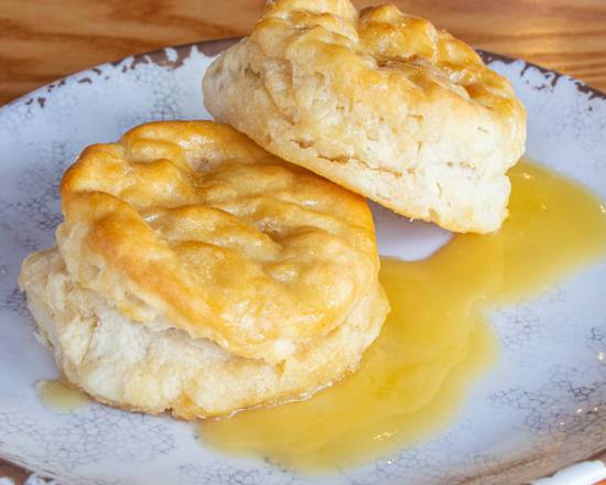 Order Honey Butter Biscuit (2 pcs) food online from Milk & Honey store, Bowie on bringmethat.com